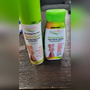 2 Bottles of novaarnica Moisturizing Foot Lotion
